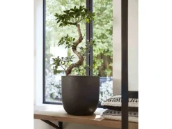 Capi Pflanztopf Smooth rund Ø 35 cm x 34 cm Schwarz