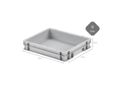 CHEFGASTRO SuperSparSet 3 x Pizzaballenbox Mit 1 x Deckel HxBxT 8,5 x 30 x 40 cm 9 Liter Teigwanne Für Pizzateig Sstapelbare Pizzabox