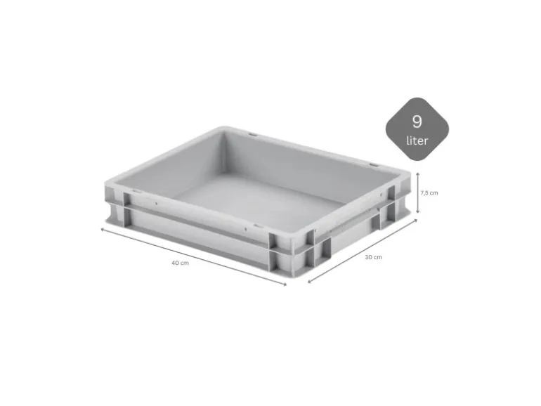 CHEFGASTRO SuperSparSet 3 x Pizzaballenbox Mit 1 x Deckel HxBxT 8,5 x 30 x 40 cm 9 Liter Teigwanne Für Pizzateig Sstapelbare Pizzabox