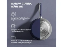 CIARRA Beyond Kochgeschirr Pfannenset 4-tlg Topf- & Pfannen-Sets Blau VMCWSM7