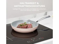 CIARRA Beyond Kochgeschirr Pfannenset 4-tlg Topf- & Pfannen-Sets Rosa VMCWSP7