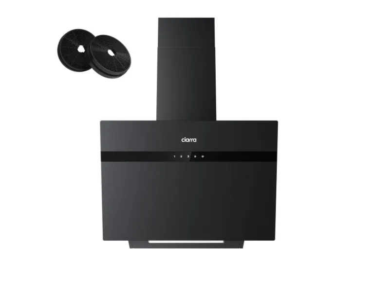 CIARRA Dunstabzugshaube 60 cm 650 m³/h A+++ Kopffrei WIFI-APP Touch Control VM6736HG