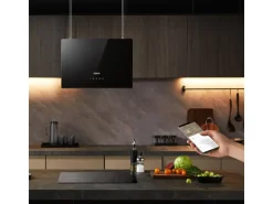 CIARRA Dunstabzugshaube A+++ 700 m³/h WIFI APP & Touch-Bedienung Inselhaube VM4850B