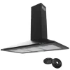 CIARRA Dunstabzugshaube A++ 370 m³/h 90 cm 3 Stufen Abzugshaube VMB9201