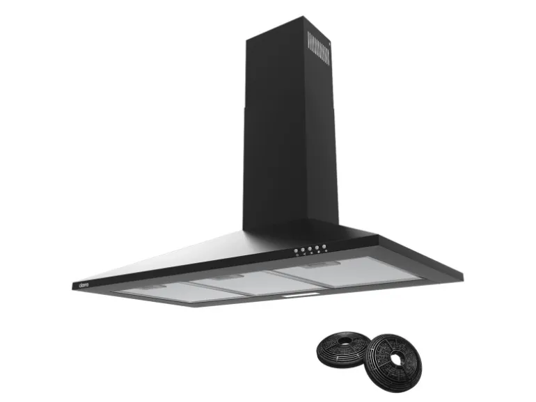 CIARRA Dunstabzugshaube A++ 370 m³/h 90 cm 3 Stufen Abzugshaube VMB9201