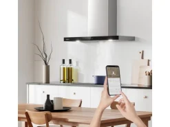 CIARRA Dunstabzugshaube A+++ 650 m³/h 90 cm WIFI-APP Touch Control VMS9102