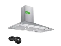 CIARRA Dunstabzugshaube A++ 370 m³/h 90 cm 3 Stufen Abzugshaube VMS9201