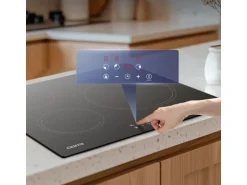 CIARRA Induktionskochfeld 60 cm 3 Kochfelder Einbau-Induktion VM3BIH-E