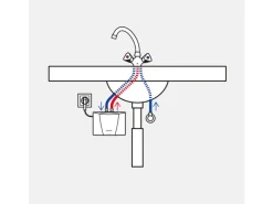 Clage Kleindurchlauferhitzer M3/SNM inkl. Armatur Hydraulisch 3,5 kW