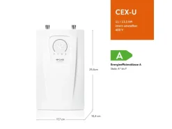 Clage Kompaktdurchlauferhitzer CEX-U 11/13,5 kW