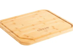 Cozze Pizzabrett aus Bambus 43 cm x 35 cm