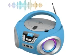 Cyberlux CL-900 CD-Player mit LED-Discolichter CD/MP3/USB Radio Blau