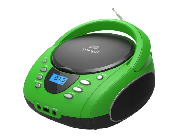 Cyberlux CL-700 CD-Player Tragbar CD/MP3/USB Radio Grün