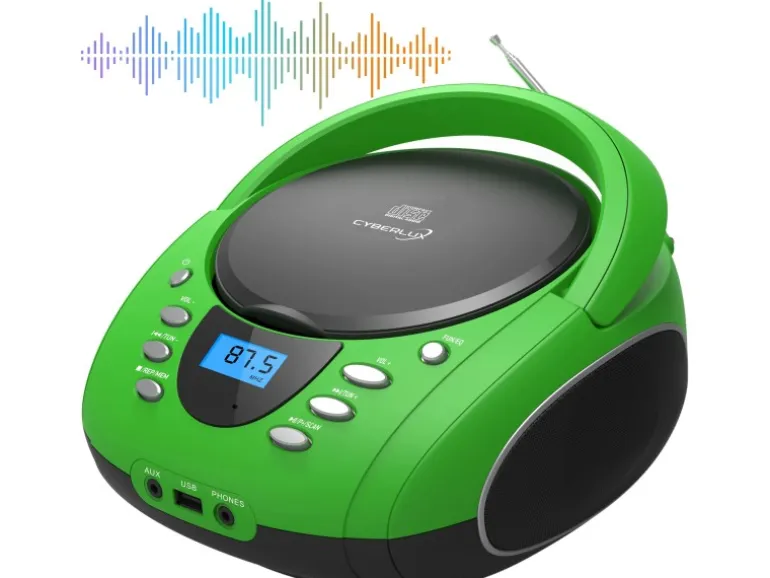 Cyberlux CL-700 CD-Player Tragbar CD/MP3/USB Radio Grün