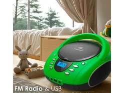 Cyberlux CL-700 CD-Player Tragbar CD/MP3/USB Radio Grün