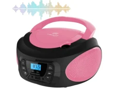 Cyberlux CL-620 CD-Player Tragbar CD/MP3/USB Radio Pink