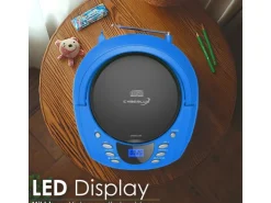 Cyberlux CL-710 CD-Player Tragbar CD/MP3/USB Radio Blau