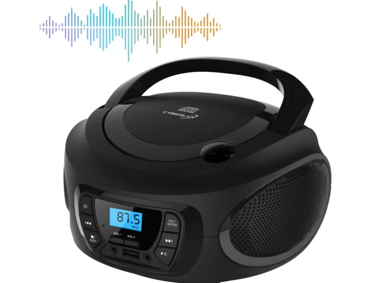 Cyberlux CL-600 CD-Player Tragbar CD/MP3/USB Radio Schwarz