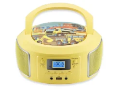 Cyberlux CL-950 Kinder CD-Player Tragbar CD/MP3/USB Radio Gelb