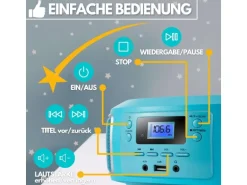 Cyberlux CL-940 Kinder CD-Player Tragbar CD/MP3/USB Radio Grün