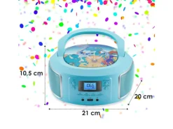 Cyberlux CL-940 Kinder CD-Player Tragbar CD/MP3/USB Radio Grün