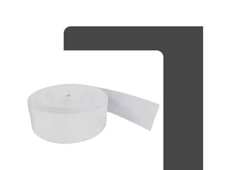 Dalsys Fugenband 2x 50m x 60mm Weich PVC Weiß Dichtband gegen Feuchtigkeit