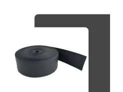 Dalsys Fugenband 2x 50m x 60mm Weich PVC Schwarz Dichtband gegen Feuchtigkeit