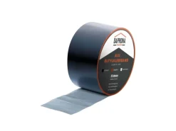 Daprona Butylband 10m x 75mm Alu Schwarz Reperaturband Dichtband