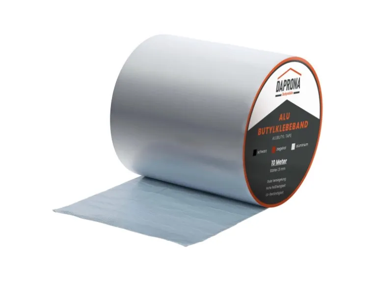 Daprona Butylband 10m x 150mm Alu Silber Reperaturband Dichtband