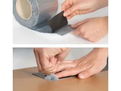 Daprona Butylband 4x 10m x 75mm Alu Ziegelrot Reperaturband Dichtband