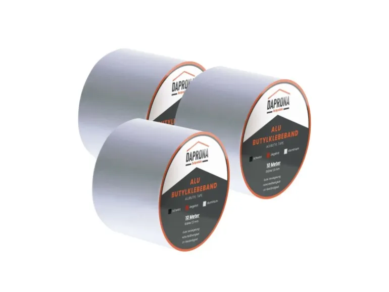 Daprona Butylband 3x 10m x 100mm Alu Silber Reperaturband Dichtband