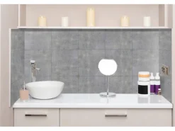 d-c-fix Wandfliesen Wall Tiles 6er-Set 33 cm x 33 cm Solid Concrete