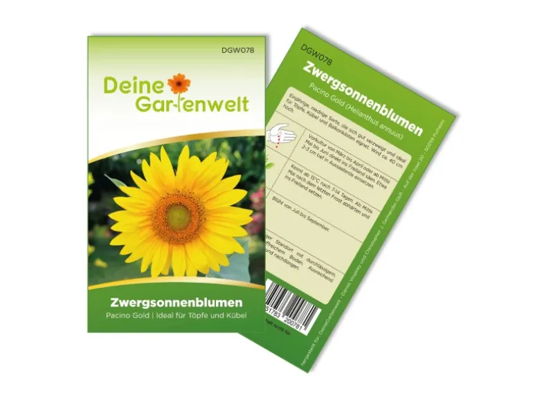 Deine Gartenwelt Zwergsonnenblume Pacino Gold Samen