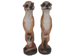 Dekofigur Erdmännchen 2-fach Sortiert 21 cm