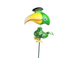 Deko-Gartenstecker Nashornvogel 52 cm x 6 cm x 15 cm