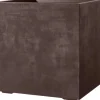 Deroma Pflanzkübel Millennium mit Rollen 49 cm x 49 cm x 49 cm Brown