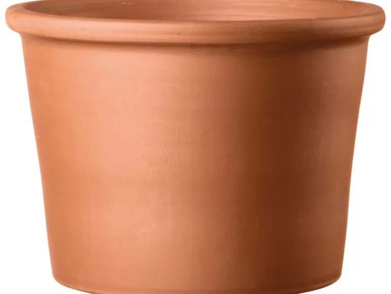 Deroma Pflanztopf Cilindro Bordato Ø 12 cm x 9 cm Cotto