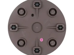 Deroma Pflanztopf Millennium mit Rollen Ø 59 cm Brown