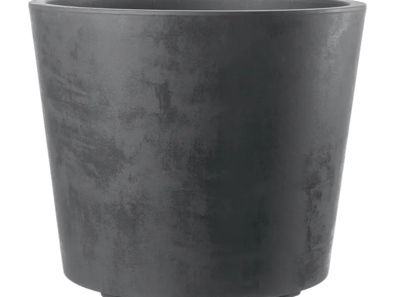 Deroma Pflanztopf Millennium mir Rollen Ø 59 cm Anthrazit