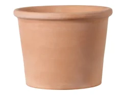 Deroma Pflanztopf Zylinder Bordato 28 cm Weiß