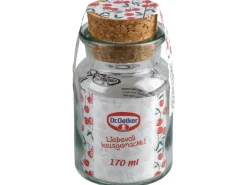Dr. Oetker Aufbewahrungsglas mit Korkdeckel 170 ml