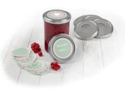 Dr. Oetker Marmeladendeckel-Set Silber