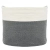 DuneDesign Aufbewahrungskorb aus Baumwolle 35 Liter Ø 39 x 30 cm