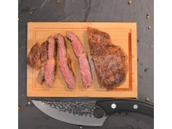 DuneDesign 6er Set Frühstücksbrettchen 22 x 15 cm aus Bambus Eckig