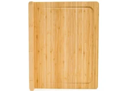 DuneDesign Schneidebrett aus Bambus 44 x 34 x 2 cm mit Kante
