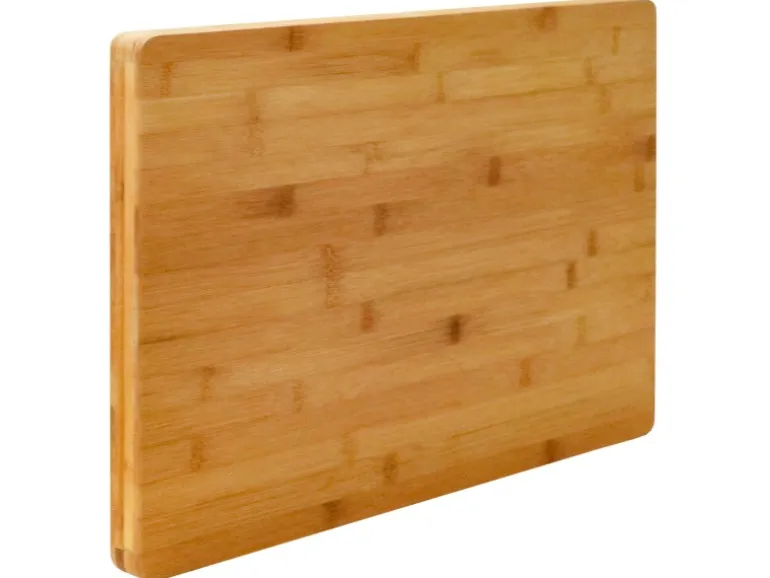 DuneDesign XL Schneidebrett aus Bambus 50 x 35 x 3 cm extra Dick
