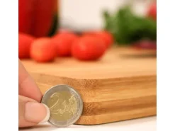 DuneDesign XL Schneidebrett aus Bambus 50 x 35 x 3 cm extra Dick