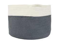 DuneDesign XXL Aufbewahrungskorb aus Baumwolle 60 Liter Ø 50 x 35 cm