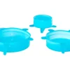Durandal Silikon-Deckel 3er-Set Klein Blau