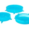 Durandal Silikon-Deckel 3er-Set Groß Blau